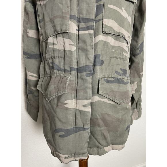 Rails Jacket Whitaker Sage Camo Utility Faux Fur Lined Outdoors FLAW - Picture 3 of 16